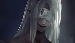 银发男