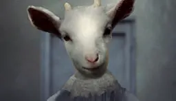 被り物の子