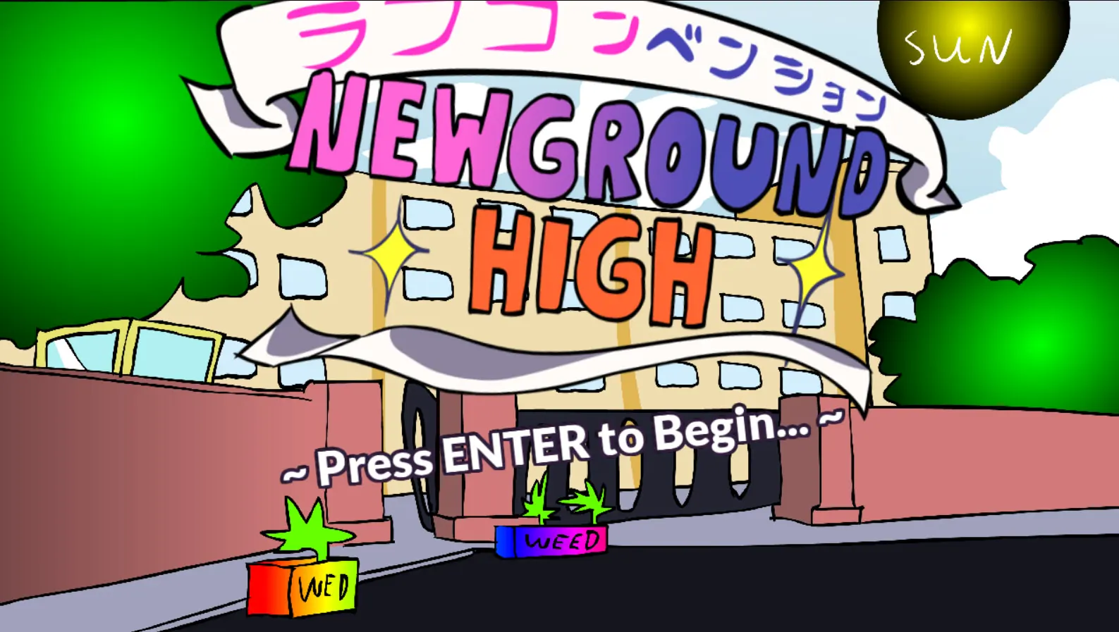Newgrounds High Visual Novel