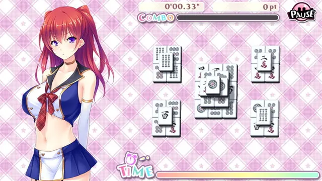 美味! 漂亮女孩 麻将接龙 日文版