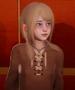哭泣的小女孩