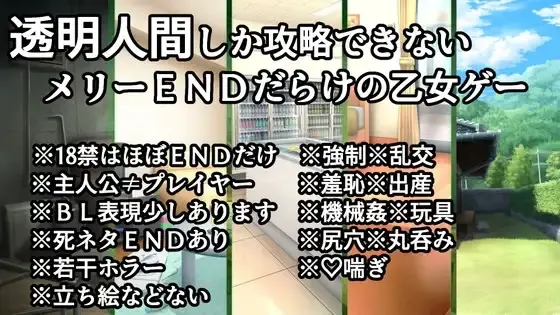 只有透明人才能攻略的尽是美满结局的乙女游戏