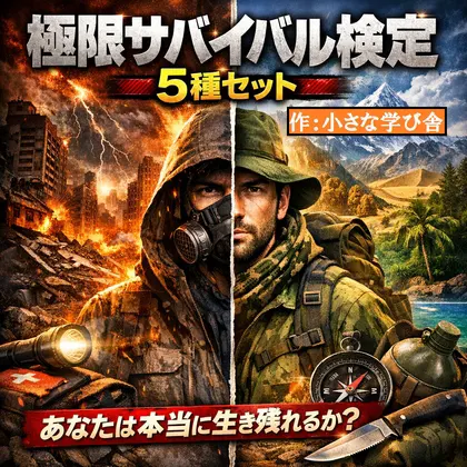 極限サバイバル検定5種セット ~あなたは本当に生き残れるか?