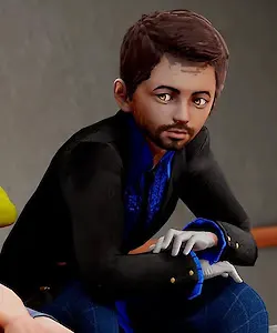 Kid that looks like the boss