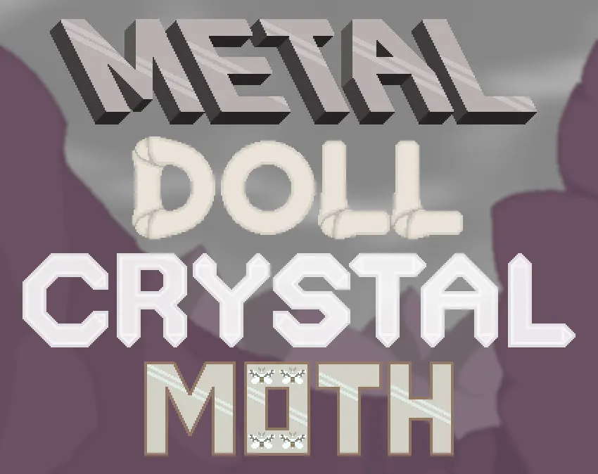 Metal Doll Crystal Moth