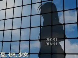 夏、蝉、少女