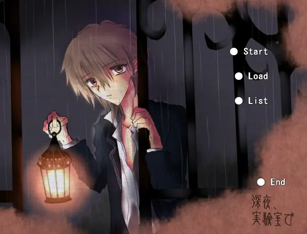 深夜,在实验室