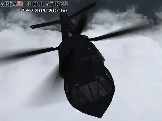 Area 51 Simulations UH-60X Stealth Blackhawk