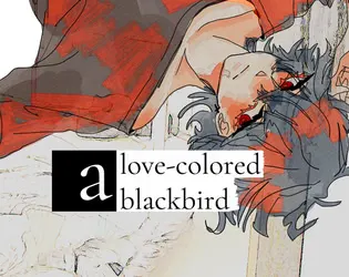 a love colored blackbird