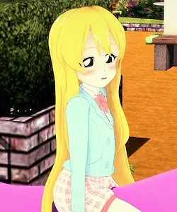 小さなブロンドの少女
